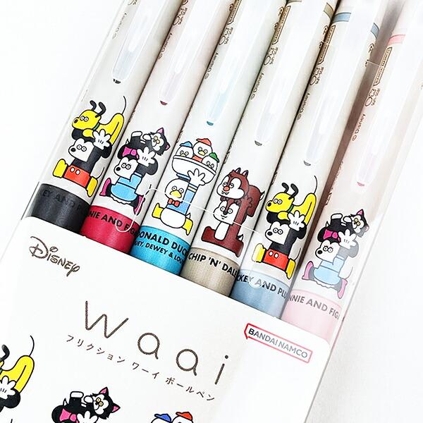 ディズニー フリクションWaai 6色セット 文具 ペン オフィス 学校 Disney 商品画像2：キャラグッズPERFECT WORLD TOKYO