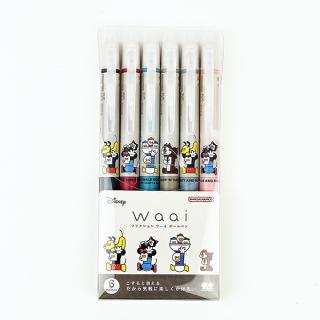 ディズニー フリクションWaai 6色セット 文具 ペン オフィス