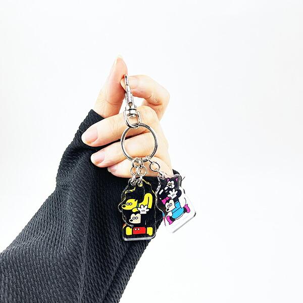 ディズニー 3連アクリルキーホルダー ミッキーフレンズ A レッド Disney 商品画像3：キャラグッズPERFECT WORLD TOKYO