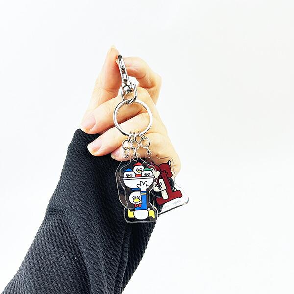 ディズニー 3連アクリルキーホルダー ドナルド チップとデール B ブルー Disney 商品画像3：キャラグッズPERFECT WORLD TOKYO