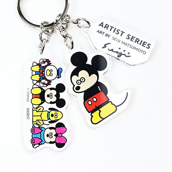 ディズニー 3連アクリルキーホルダー ミッキー ミニー C イエロー Disney 商品画像2：キャラグッズPERFECT WORLD TOKYO