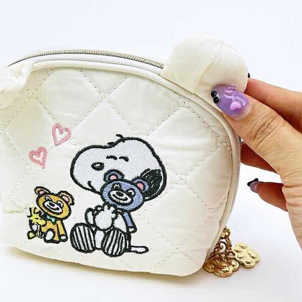 スヌーピー ラウンドポーチ パステル SNOOPY 商品画像2：キャラグッズPERFECT WORLD TOKYO