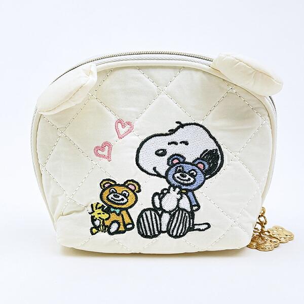 スヌーピー ラウンドポーチ パステル SNOOPY