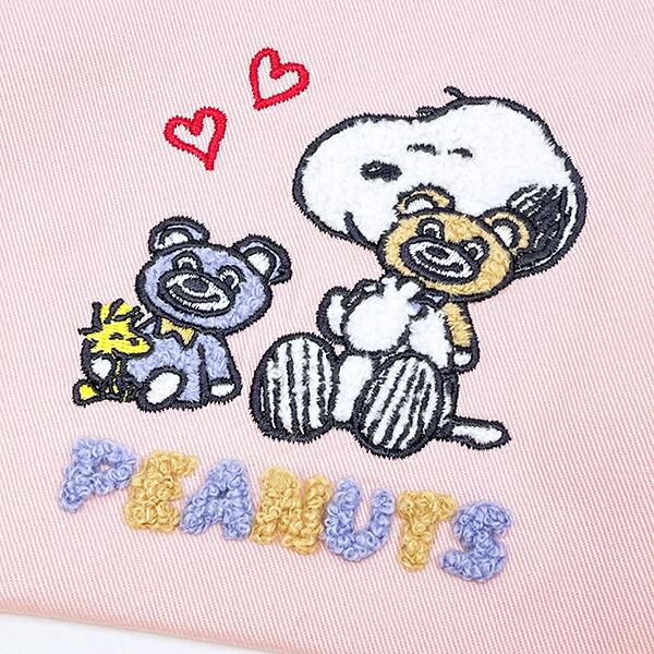 スヌーピー サガラ刺しゅう巾着 パステル SNOOPY 商品画像2：キャラグッズPERFECT WORLD TOKYO