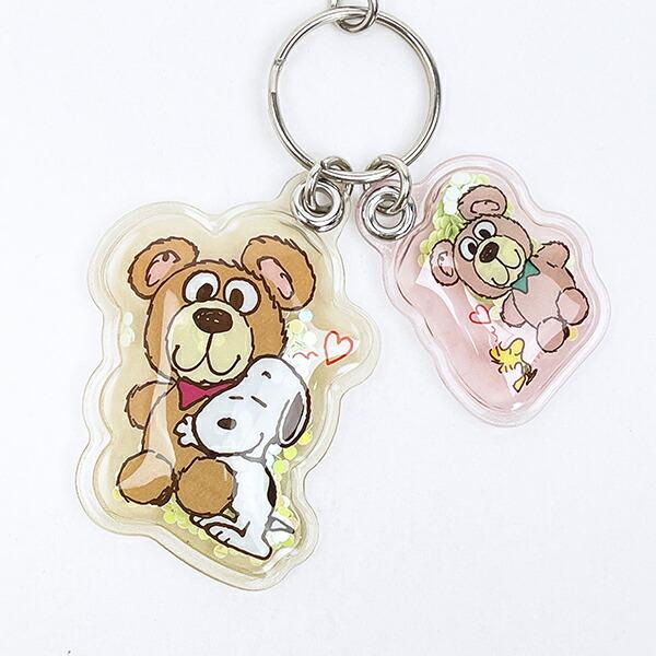 スヌーピー 2連エアキーホルダー （ブラウン） SNOOPY 商品画像2：キャラグッズPERFECT WORLD TOKYO