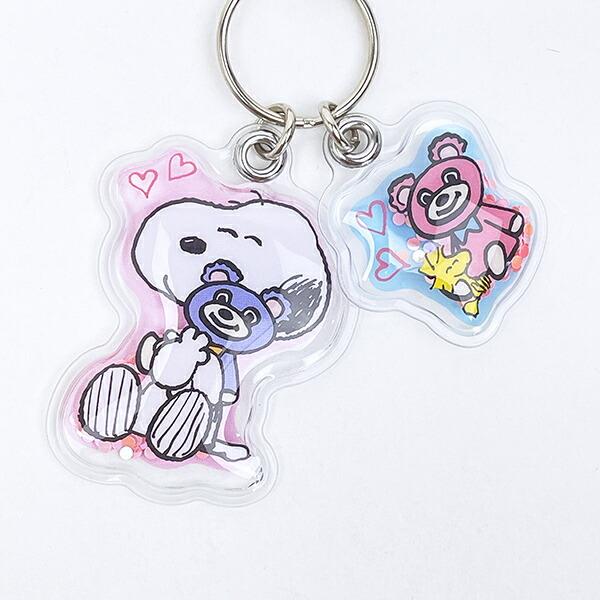 スヌーピー 2連エアキーホルダー （パステル） SNOOPY 商品画像2：キャラグッズPERFECT WORLD TOKYO