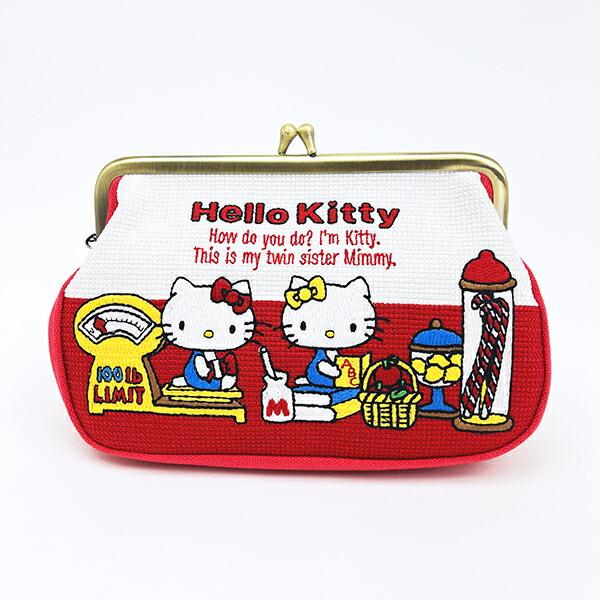 サンリオ ハローキティ がま口 畳刺繍ペンポーチ Sanrio