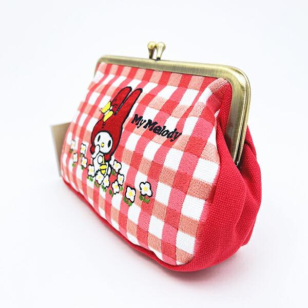 サンリオ マイメロディ がま口 畳刺繍ペンポーチ Sanrio 商品画像3：キャラグッズPERFECT WORLD TOKYO