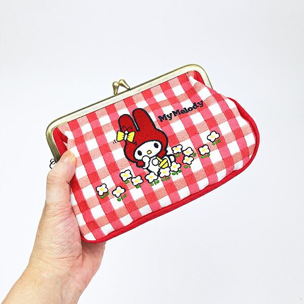 サンリオ マイメロディ がま口 畳刺繍ペンポーチ Sanrio 商品画像6：キャラグッズPERFECT WORLD TOKYO