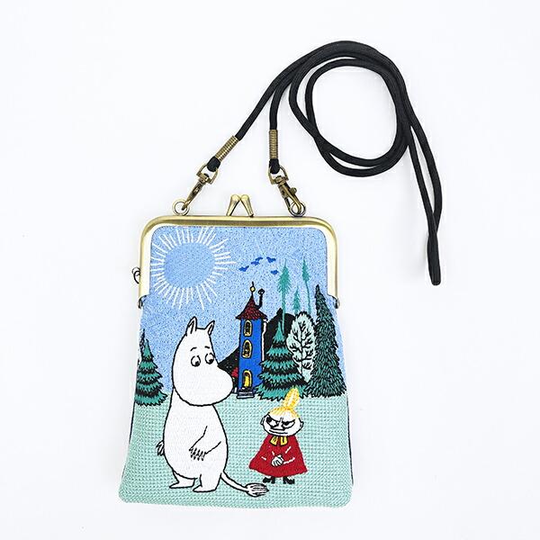 ムーミン 畳刺繍ペンポーチ がま口 MOOMIN