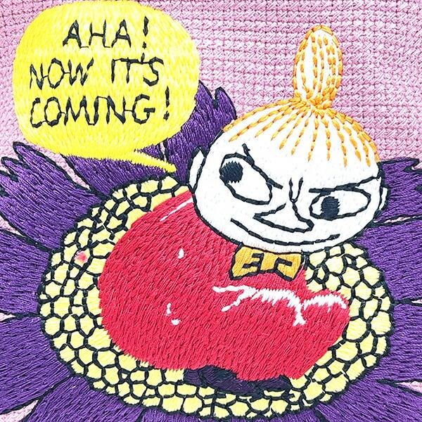 ムーミン リトルミイ 畳刺繍ミニポーチ がま口 MOOMIN 商品画像2：キャラグッズPERFECT WORLD TOKYO