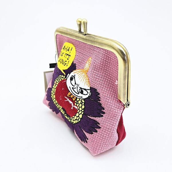 ムーミン リトルミイ 畳刺繍ミニポーチ がま口 MOOMIN 商品画像3：キャラグッズPERFECT WORLD TOKYO