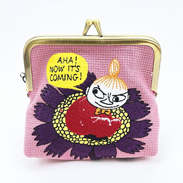 ムーミン リトルミイ 畳刺繍ミニポーチ がま口 MOOMIN