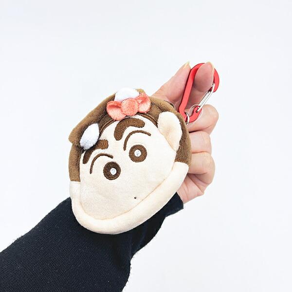 サンリオ ハローキティ × クレヨンしんちゃん カラビナ付きふわミニポーチ sanrio 商品画像5：キャラグッズPERFECT WORLD TOKYO