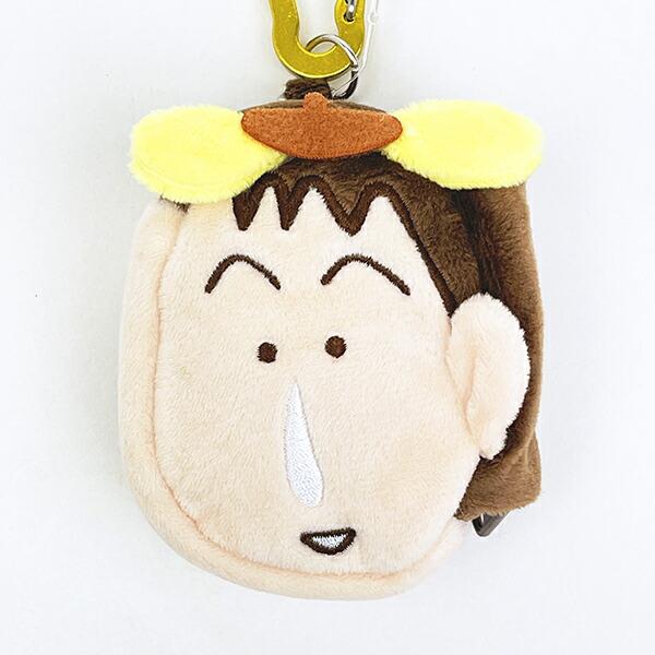 サンリオ ポムポムプリン × クレヨンしんちゃん ボーちゃん カラビナ付きふわミニポーチ sanrio 商品画像2：キャラグッズPERFECT WORLD TOKYO