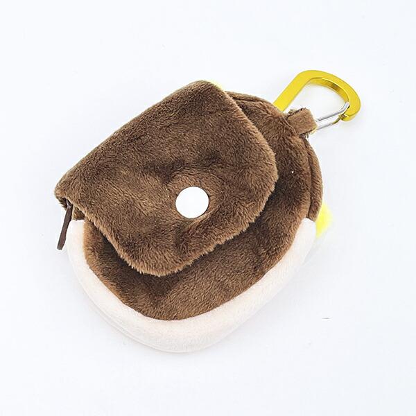 サンリオ ポムポムプリン × クレヨンしんちゃん ボーちゃん カラビナ付きふわミニポーチ sanrio 商品画像3：キャラグッズPERFECT WORLD TOKYO