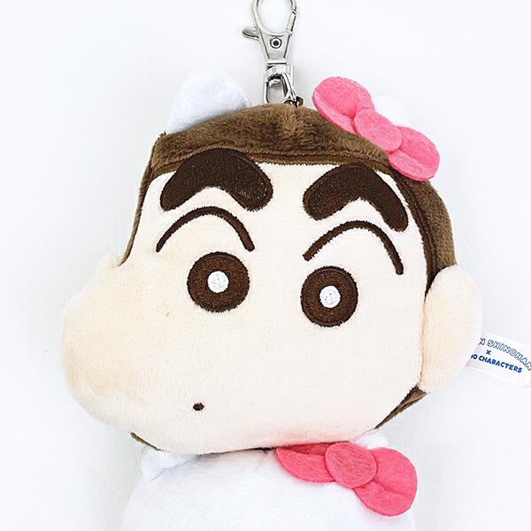 サンリオ ハローキティ × クレヨンしんちゃん リール付きマスコット キーホルダー sanrio 商品画像2：キャラグッズPERFECT WORLD TOKYO