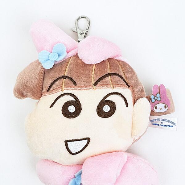 サンリオ マイメロディ × クレヨンしんちゃん ネネちゃん リール付きマスコット キーホルダー sanrio 商品画像2：キャラグッズPERFECT WORLD TOKYO