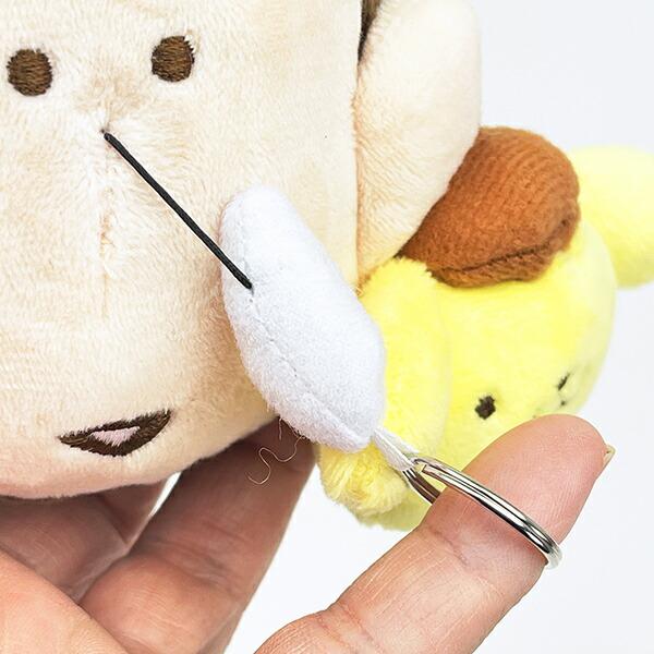 サンリオ ポムポムプリン × クレヨンしんちゃん ボーちゃん リール付きマスコット キーホルダー sanrio 商品画像4：キャラグッズPERFECT WORLD TOKYO