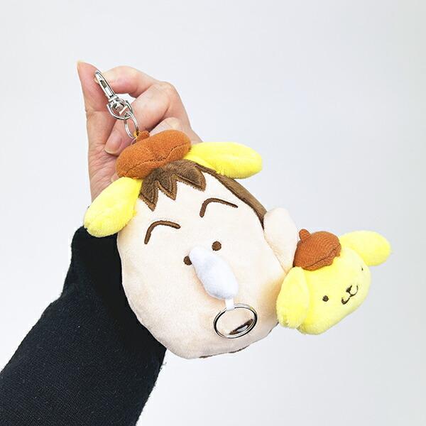 サンリオ ポムポムプリン × クレヨンしんちゃん ボーちゃん リール付きマスコット キーホルダー sanrio 商品画像6：キャラグッズPERFECT WORLD TOKYO