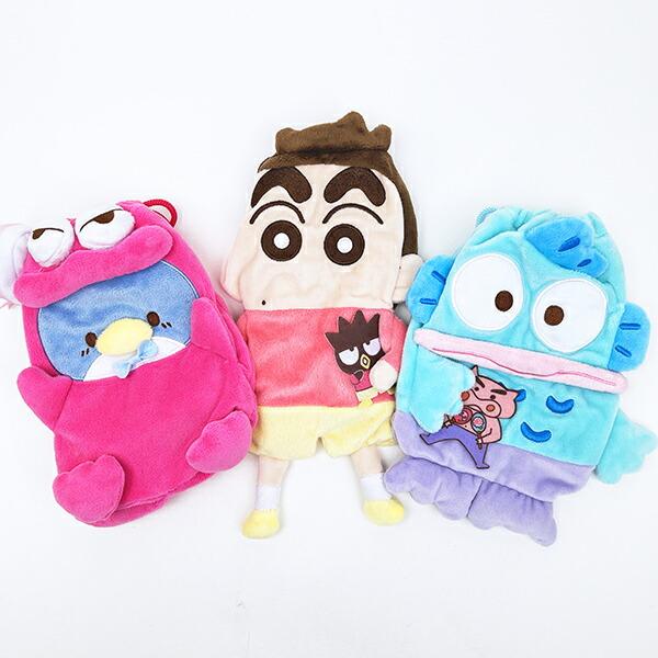 サンリオ バッドばつ丸 × クレヨンしんちゃん ぬいぐるみ巾着 sanrio 商品画像7：キャラグッズPERFECT WORLD TOKYO
