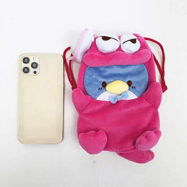 サンリオ タキシードサム × クレヨンしんちゃん ワニ山さん ぬいぐるみ巾着 sanrio 商品画像5：キャラグッズPERFECT WORLD TOKYO