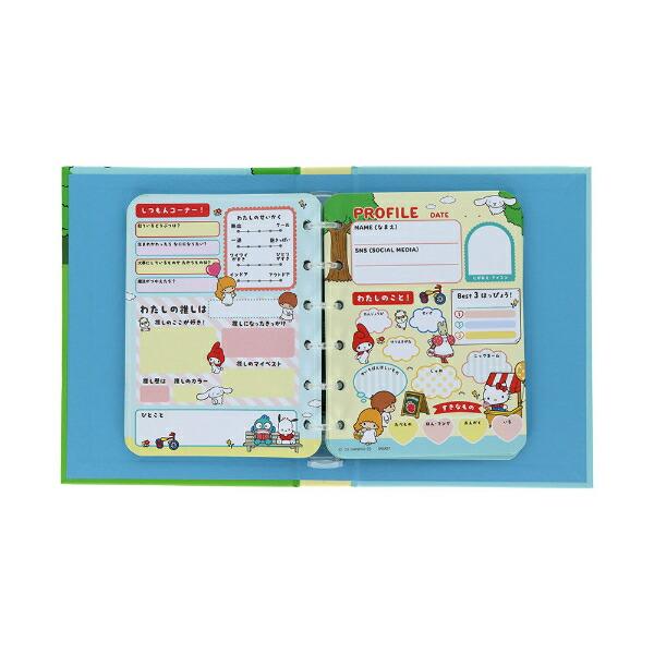 サンリオキャラクターズ プロフィール帳 文具 Sanrio 商品画像4：キャラグッズPERFECT WORLD TOKYO