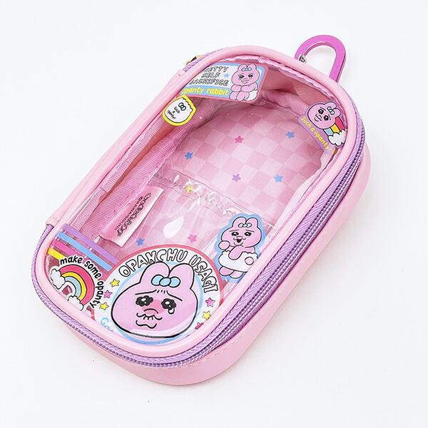 おぱんちゅうさぎ キャリーポーチ (ピンク) 商品画像3：キャラグッズPERFECT WORLD TOKYO
