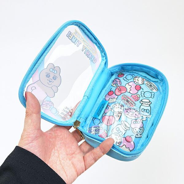 おぱんちゅうさぎ キャリーポーチ (ブルー) 商品画像4：キャラグッズPERFECT WORLD TOKYO