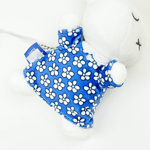 ミッフィー miffy ブルーナ フラワードレス すやすやフレンド マスコットキーホルダー 商品画像4：キャラグッズPERFECT WORLD TOKYO