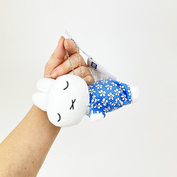ミッフィー miffy ブルーナ フラワードレス すやすやフレンド マスコットキーホルダー 商品画像5：キャラグッズPERFECT WORLD TOKYO