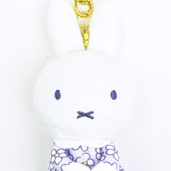 ミッフィー miffy キーチャームマスコット パープル ピスタチオ＆ラベンダーシリーズ ぬいぐるみ 商品画像2：キャラグッズPERFECT WORLD TOKYO