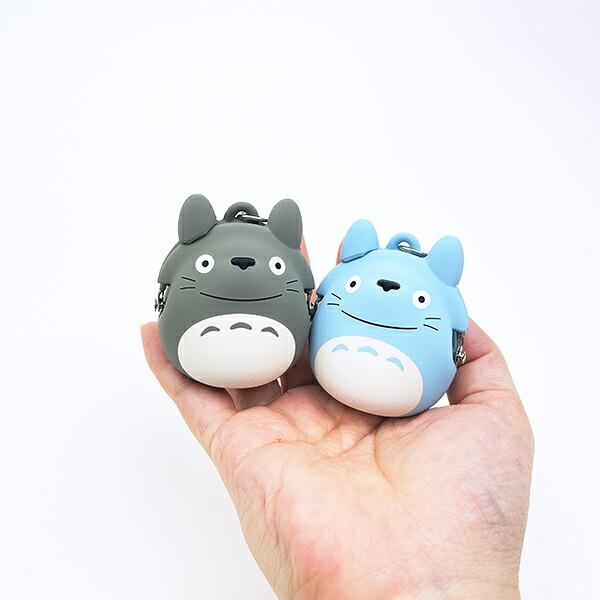 スタジオジブリ  となりのトトロ シリコンミニがまぐち グレー ポーチ キーホルダー 商品画像4：キャラグッズPERFECT WORLD TOKYO