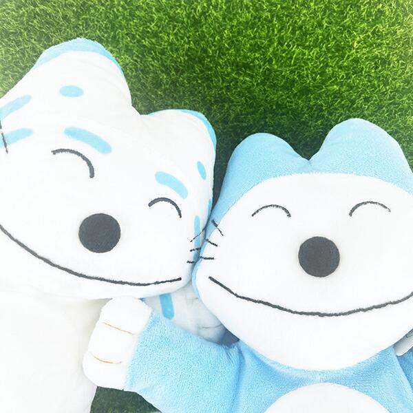11ぴきのねこ トラネコ ハンドパペット ブルー ぬいぐるみ 商品画像5：キャラグッズPERFECT WORLD TOKYO
