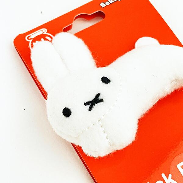 ミッフィー miffy うさぎ ぬいぐるみマスコットバッジ 商品画像2：キャラグッズPERFECT WORLD TOKYO
