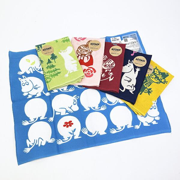 ムーミン お散歩緑 注染のハンカチ MOOMIN 商品画像4：キャラグッズPERFECT WORLD TOKYO