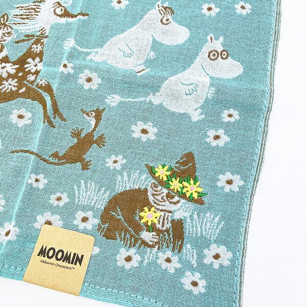 ムーミン かけっこ 三重ガーゼハンカチ MOOMIN 商品画像2：キャラグッズPERFECT WORLD TOKYO