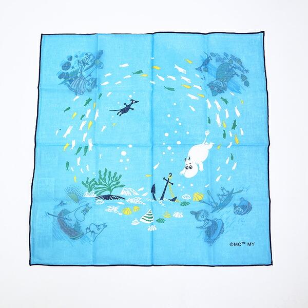 ムーミン 海 リバーシブルランチクロス MOOMIN 商品画像2：キャラグッズPERFECT WORLD TOKYO