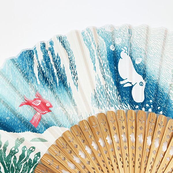 ムーミン 海の中 扇子 せんす MOOMIN 商品画像2：キャラグッズPERFECT WORLD TOKYO