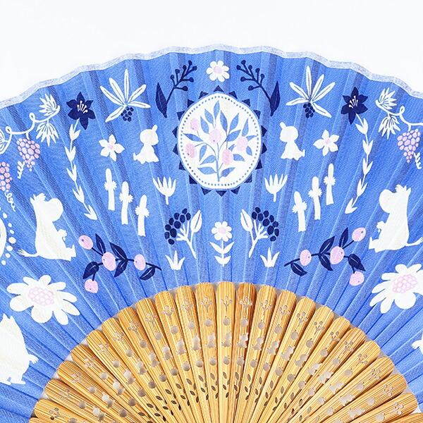 ムーミン 扇子 (フルーツ) 薄紫 MOOMIN 商品画像2：キャラグッズPERFECT WORLD TOKYO