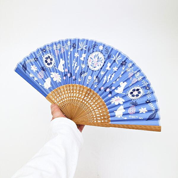 ムーミン 扇子 (フルーツ) 薄紫 MOOMIN 商品画像4：キャラグッズPERFECT WORLD TOKYO