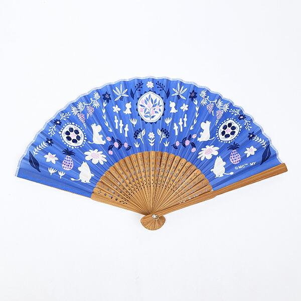 ムーミン 扇子 (フルーツ) 薄紫 MOOMIN