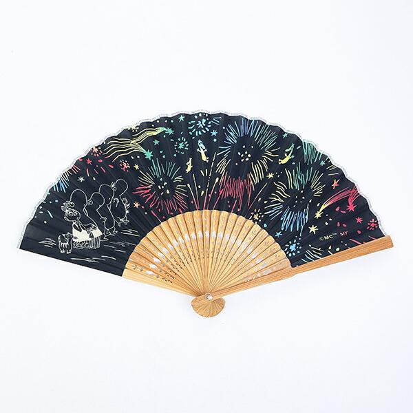 ムーミン 扇子 (打ち上げ花火) MOOMIN