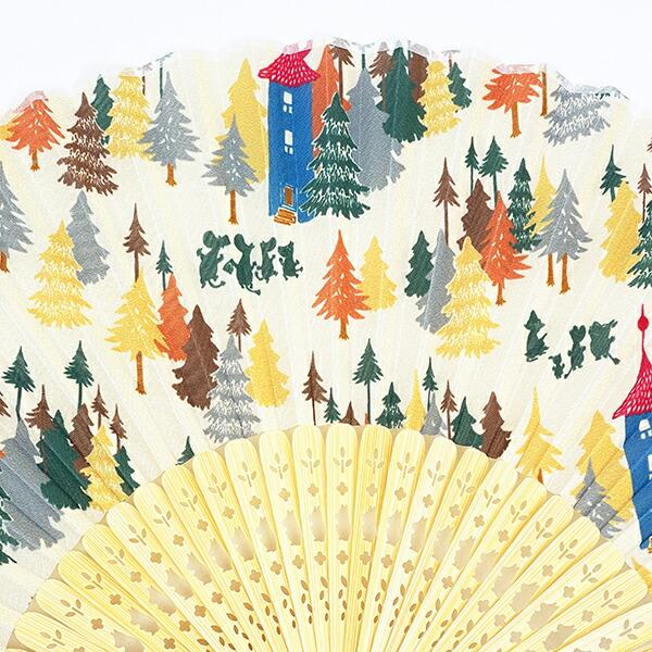 ムーミン 扇子 (フォレスト) MOOMIN 商品画像2：キャラグッズPERFECT WORLD TOKYO