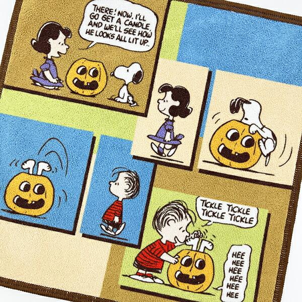 スヌーピー ハロウィン ミニタオル ベージュ 西川 日本製 SNOOPY 商品画像2：キャラグッズPERFECT WORLD TOKYO