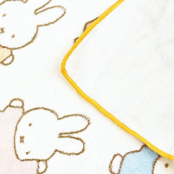ミッフィー クイックドライ フェイスタオル いろいろ柄 オレンジ miffy 商品画像2：キャラグッズPERFECT WORLD TOKYO