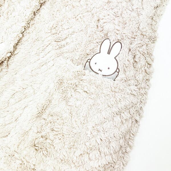 ミッフィー miffy 着る毛布 ベージュ アパレル 商品画像3：キャラグッズPERFECT WORLD TOKYO