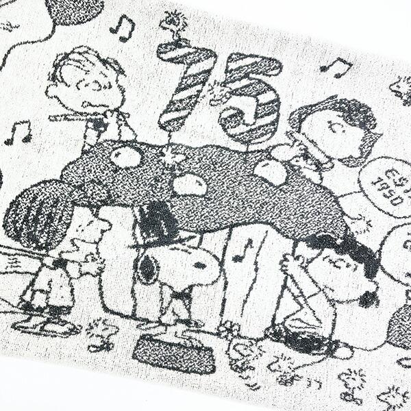 スヌーピー のびのびピローケース 75thケーキ グレー 枕カバー 寝具 パイル地 75th SNOOPY 商品画像2：キャラグッズPERFECT WORLD TOKYO