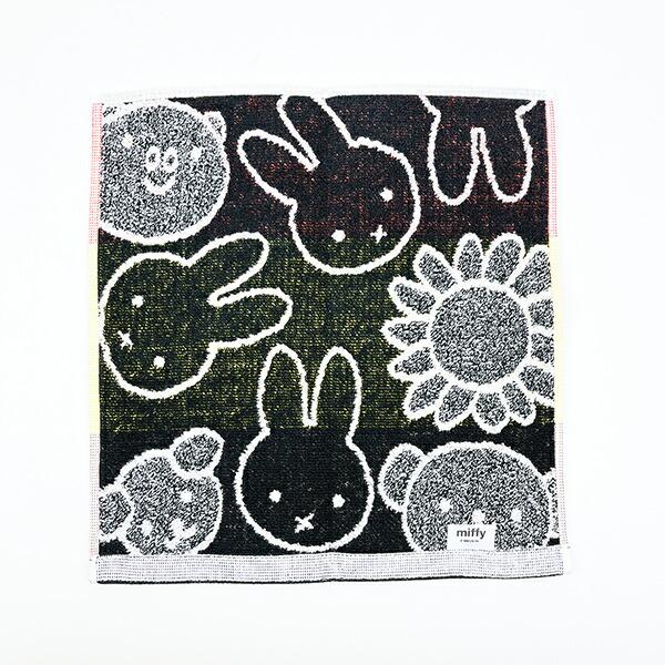 ミッフィー miffy ミッフィーフレンズ ミニタオル (ホワイト) ハンカチ 日本製 西川 商品画像3：キャラグッズPERFECT WORLD TOKYO