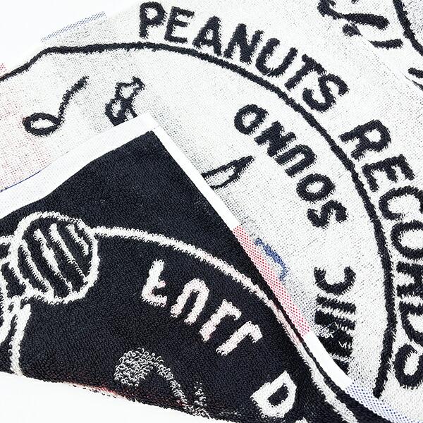 スヌーピー フェイスタオル レコード 今治タオル アイボリー SNOOPY  西川 商品画像3：キャラグッズPERFECT WORLD TOKYO